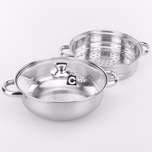 BỘ NỒI HẤP - NỒI HẤP 2 TẦNG SIZE 28CM ĐA NĂNG