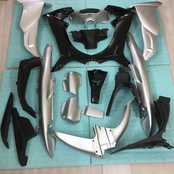 [TẶNG TEM] Bộ dàn áo  màu Bạc cho dòng xe JUPITER V - Tặng bộ tem xịn, chuyên cung cấp phụ tùng xe máy