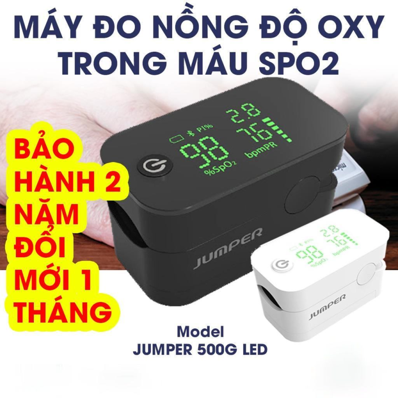 Nơi bán Máy đo nồng độ oxy trong máu Spo2 Jumper JPD 500G led thegioiykhoa