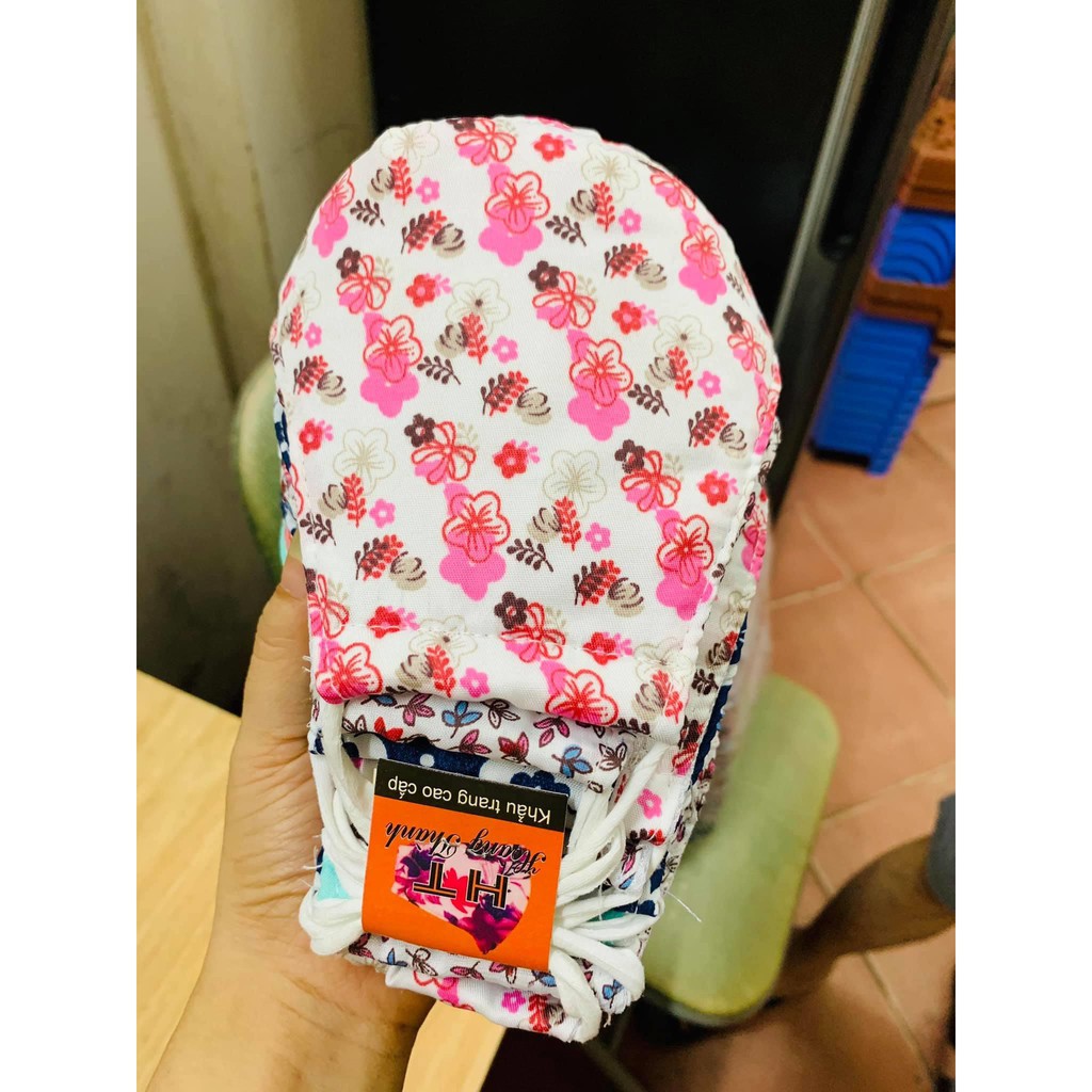 COMBO 10 chiếc Khẩu Trang Vải 3 Lớp ( khẩu trang vải người lớn) dày dặn