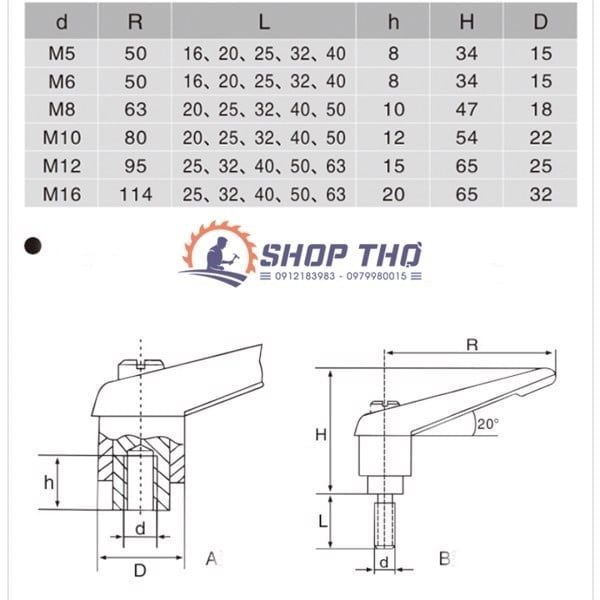 Tay vặn nhanh đa năng m5