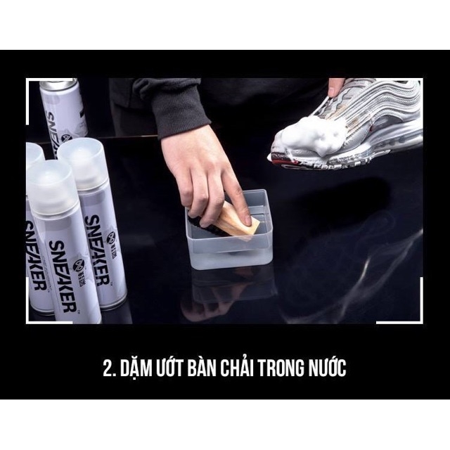 BÌNH XỊT TẠO BỌT VỆ SINH GIÀY SNEAKER CAO CẤP