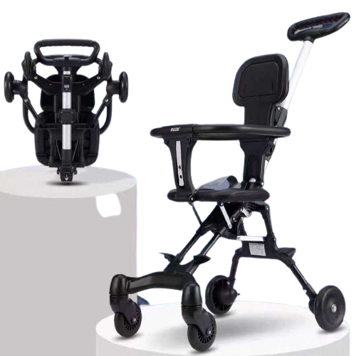 [Rẻ vô địch] Xe đẩy du lịch gấp gọn đảo chiều siêu nhẹ - V1 qmart