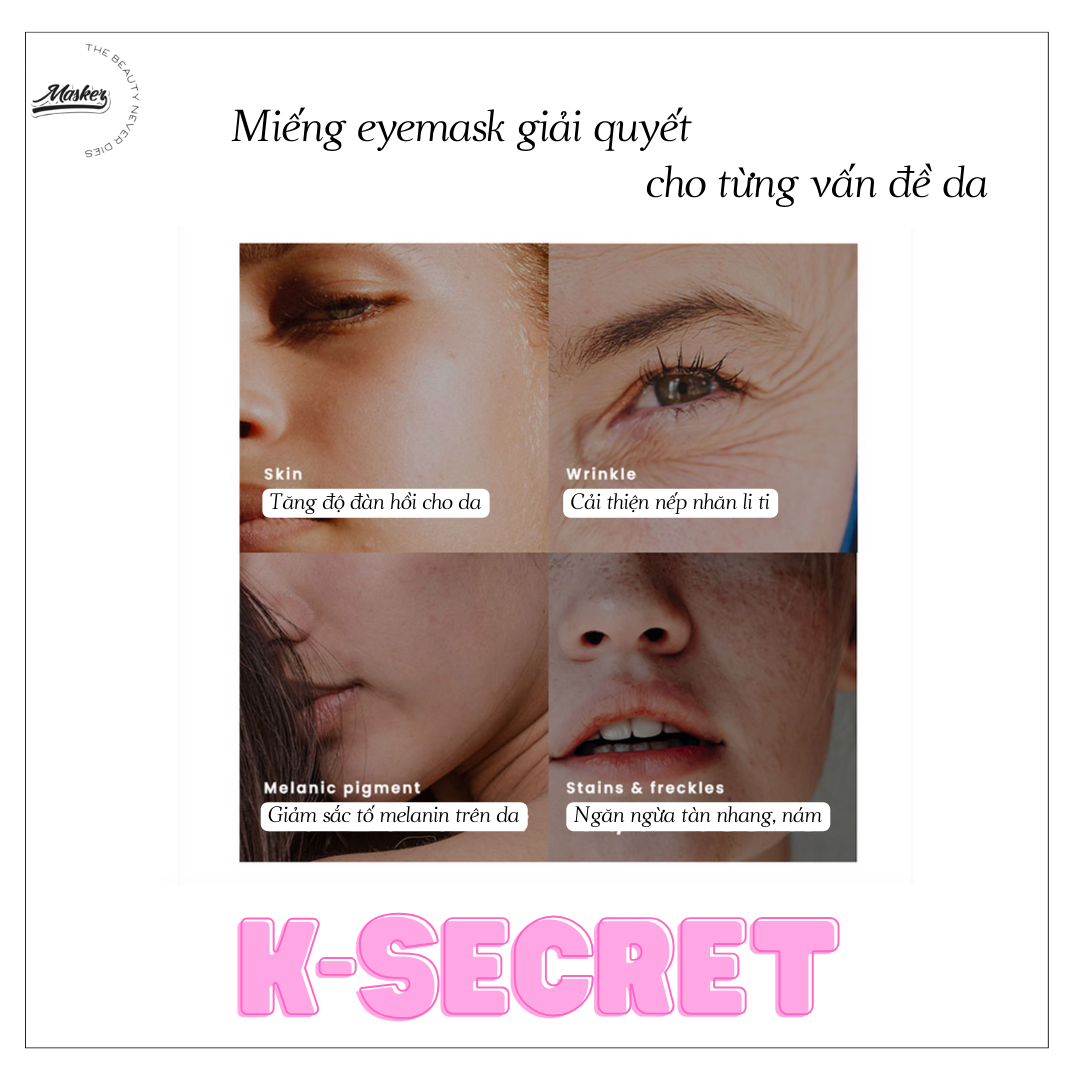 Mặt nạ mắt giảm thâm Vitamin C K-SECRET