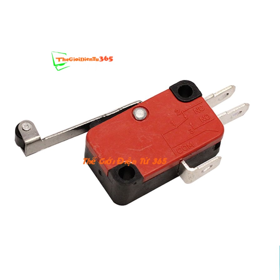 Công tắc hành trình t125 5a 250v có bánh xe