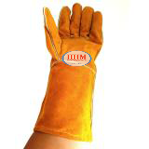 Găng tay da thợ hàn GNC màu cam(Orange)