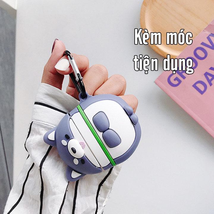 Case silicon cho tai nghe Airpods mẫu Corgi