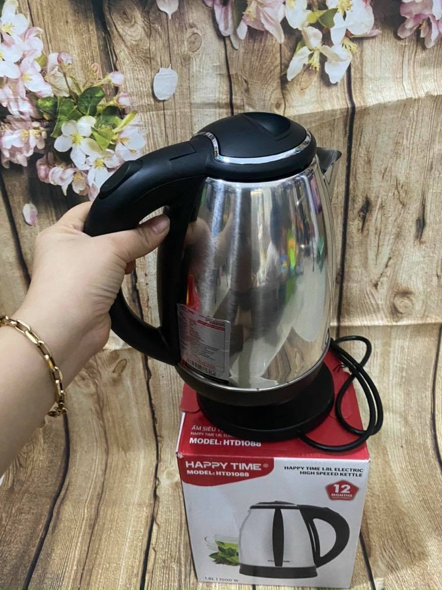 ẤM SIÊU TỐC INOX 1.8L HAPPY TIME