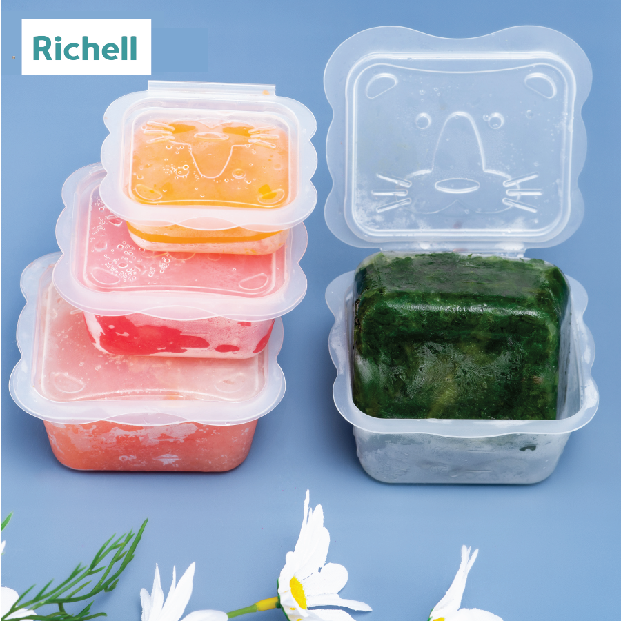 BỘ HỘP TRỮ THỨC ĂN DẶM RICHELL (150ML-6C)
