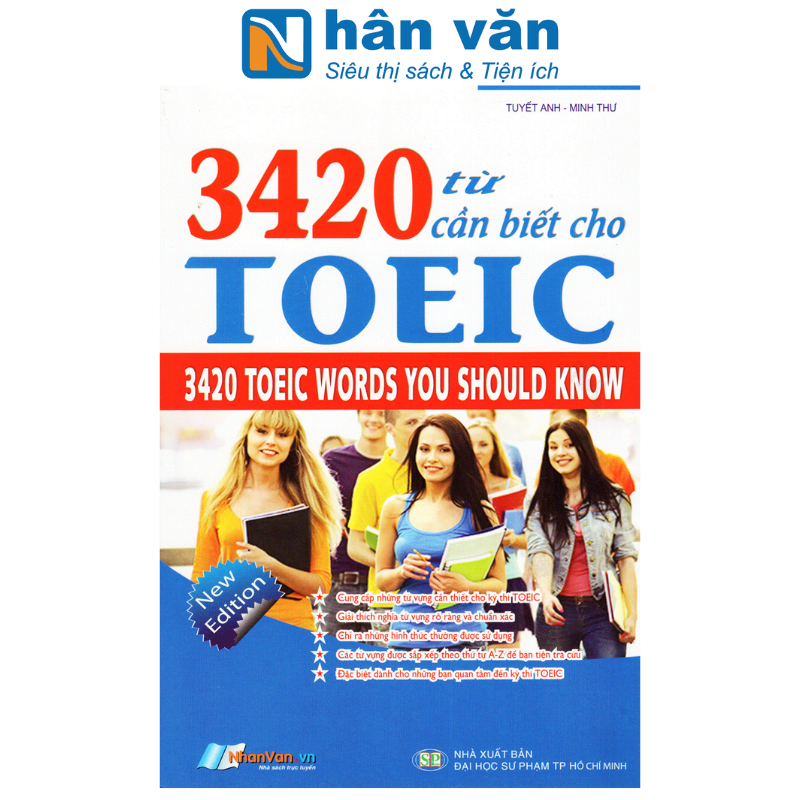 Sách - 3420 từ vựng cần biết cho toeic - 8935072885120