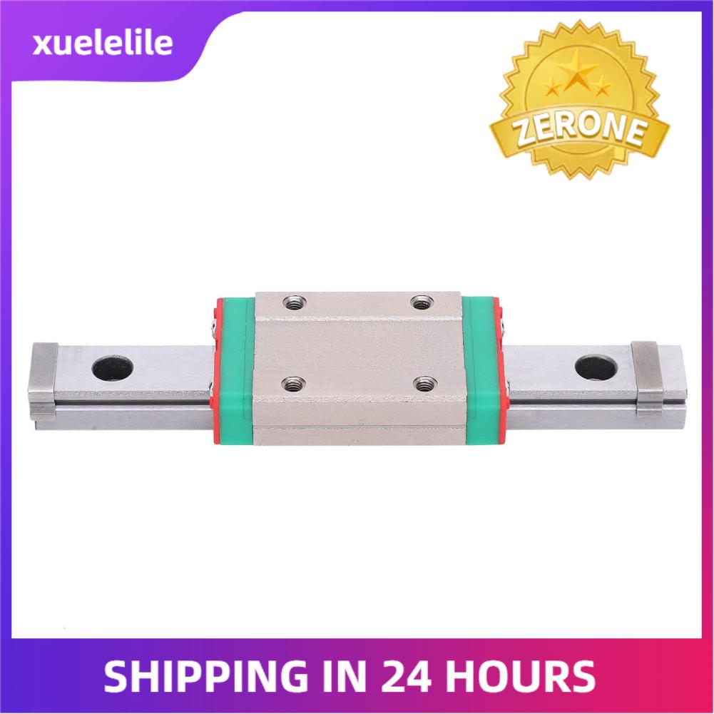 Linear Guide Miniature Widened Block Slider Sliding Rail Automated Industry MGN12H-100-1R