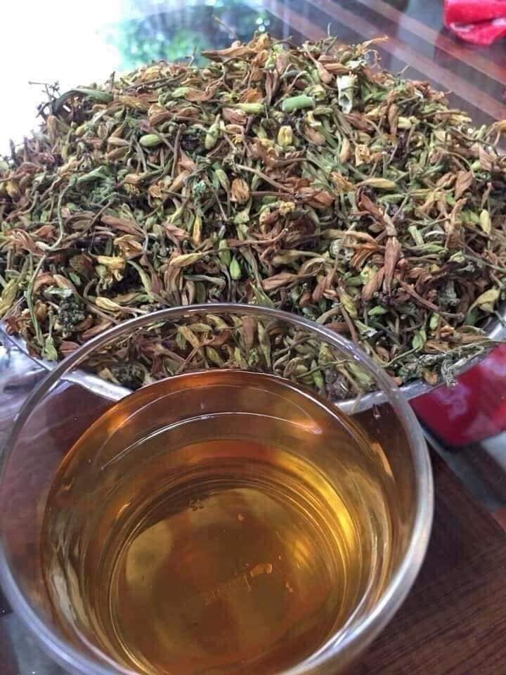 100g hoa đu đủ đực khô (đã sao vàng hạ thổ)
