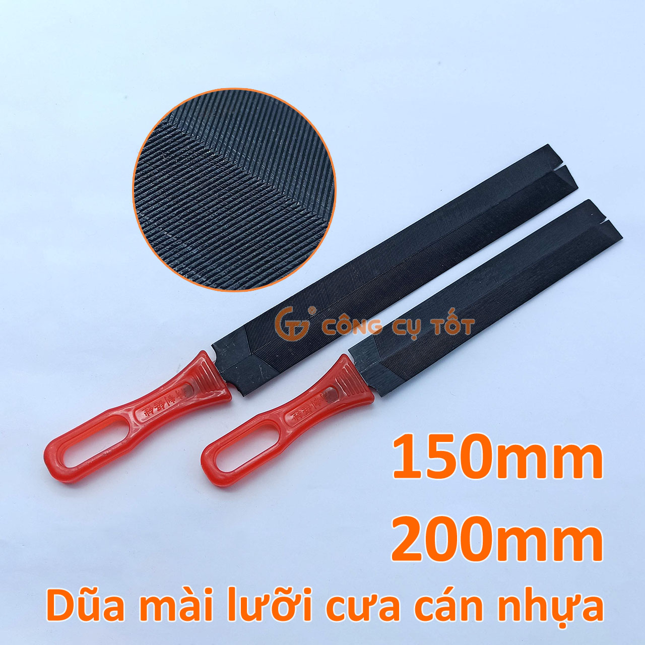 Dũa mài lưỡi cưa cán nhựa