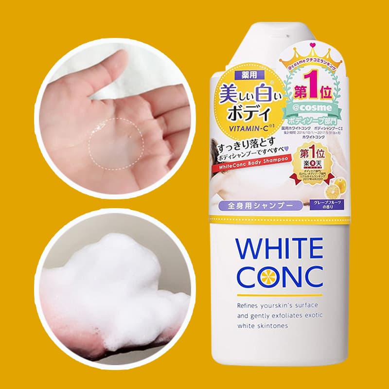 Sữa Tắm Trắng Da White ConC Nhật Bản 360ml