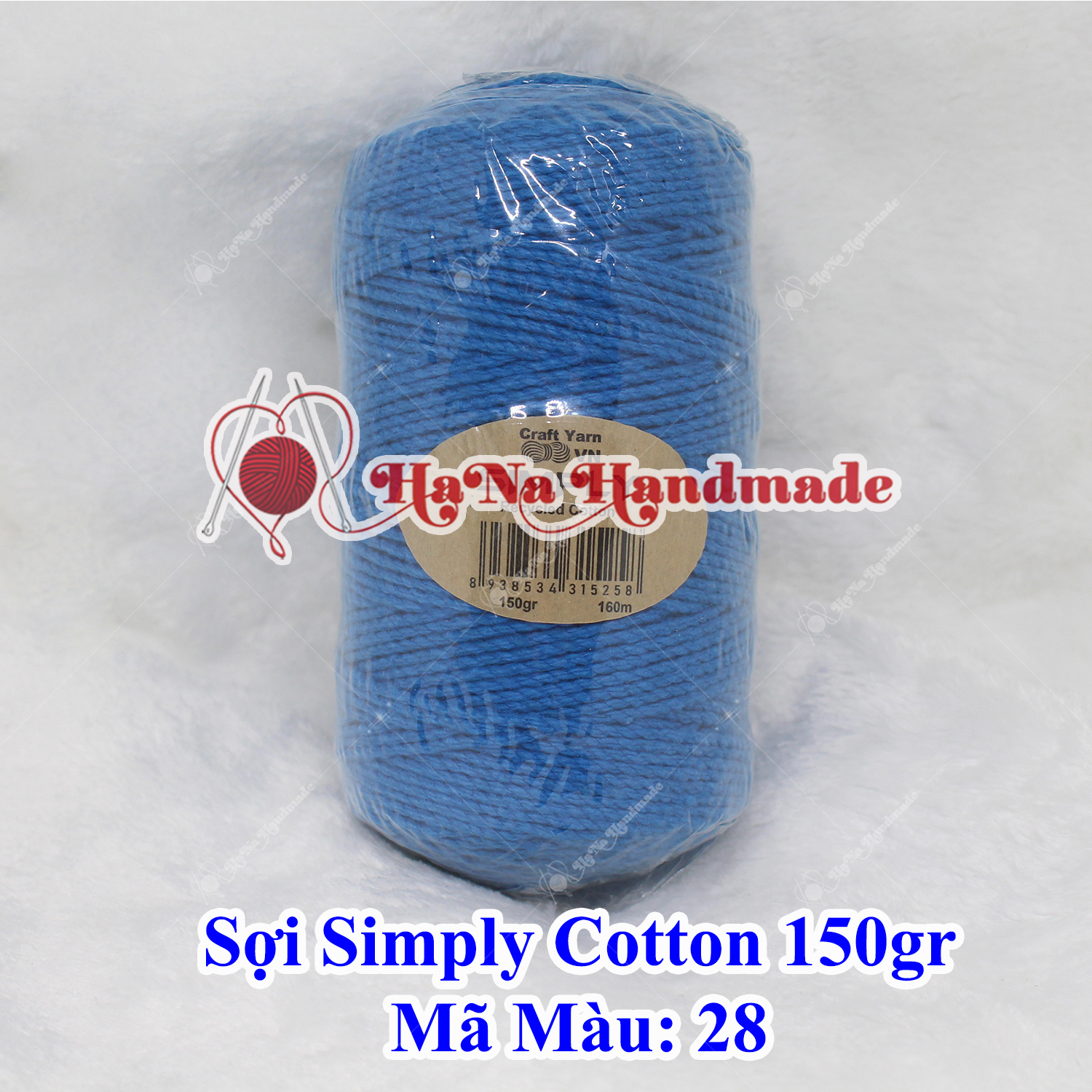 Sợi simply cotton 30k/cuộn/150gram