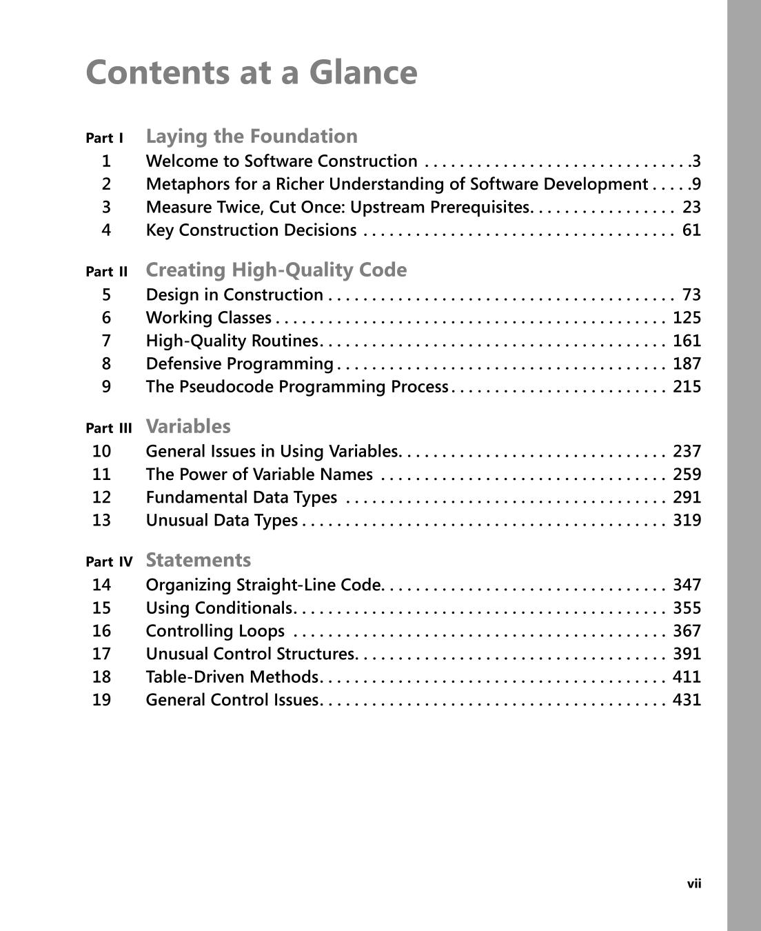 Code Complete A Practical Handbook of Software Construction