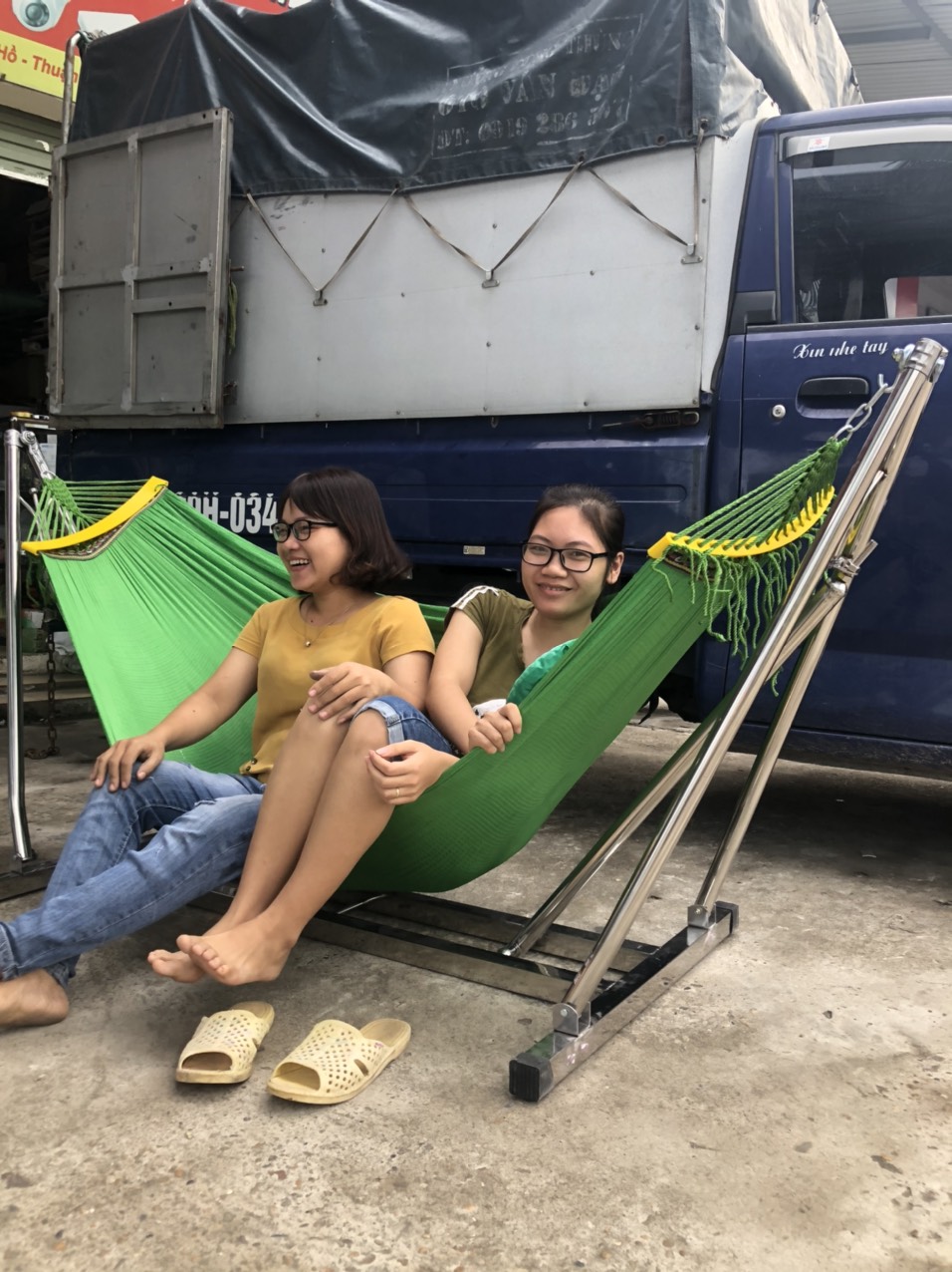 Khung võng xếp inox thang vuông( Bao gồm khung và lưới)