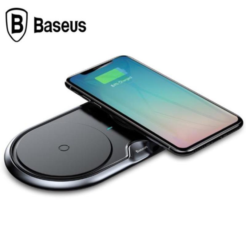 Đế sạc không dây chuẩn Qi Baseus Dual Wireless Charger cho Apple iPhone 8/ iPhone X / Samsung S8/ S9/ Note 8