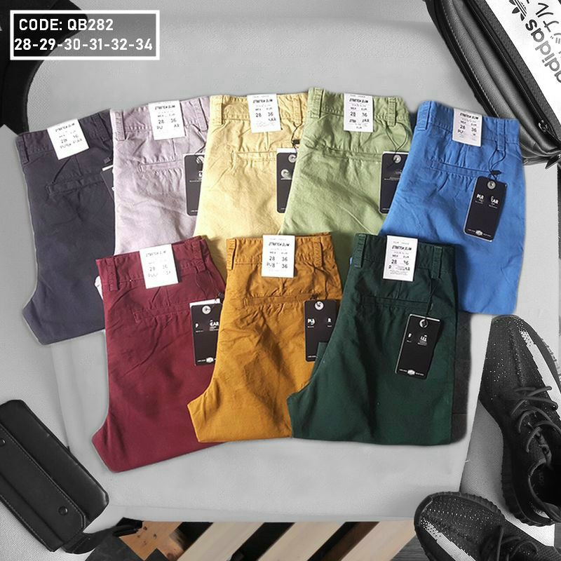QUẦN SHORT NAM KAKI VẢI BỐ (nhiều màu)