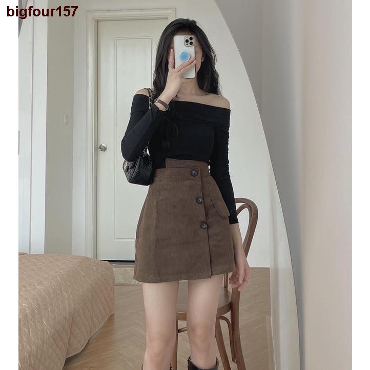 Áo thun bẹt vai, trễ vai tay dài A62