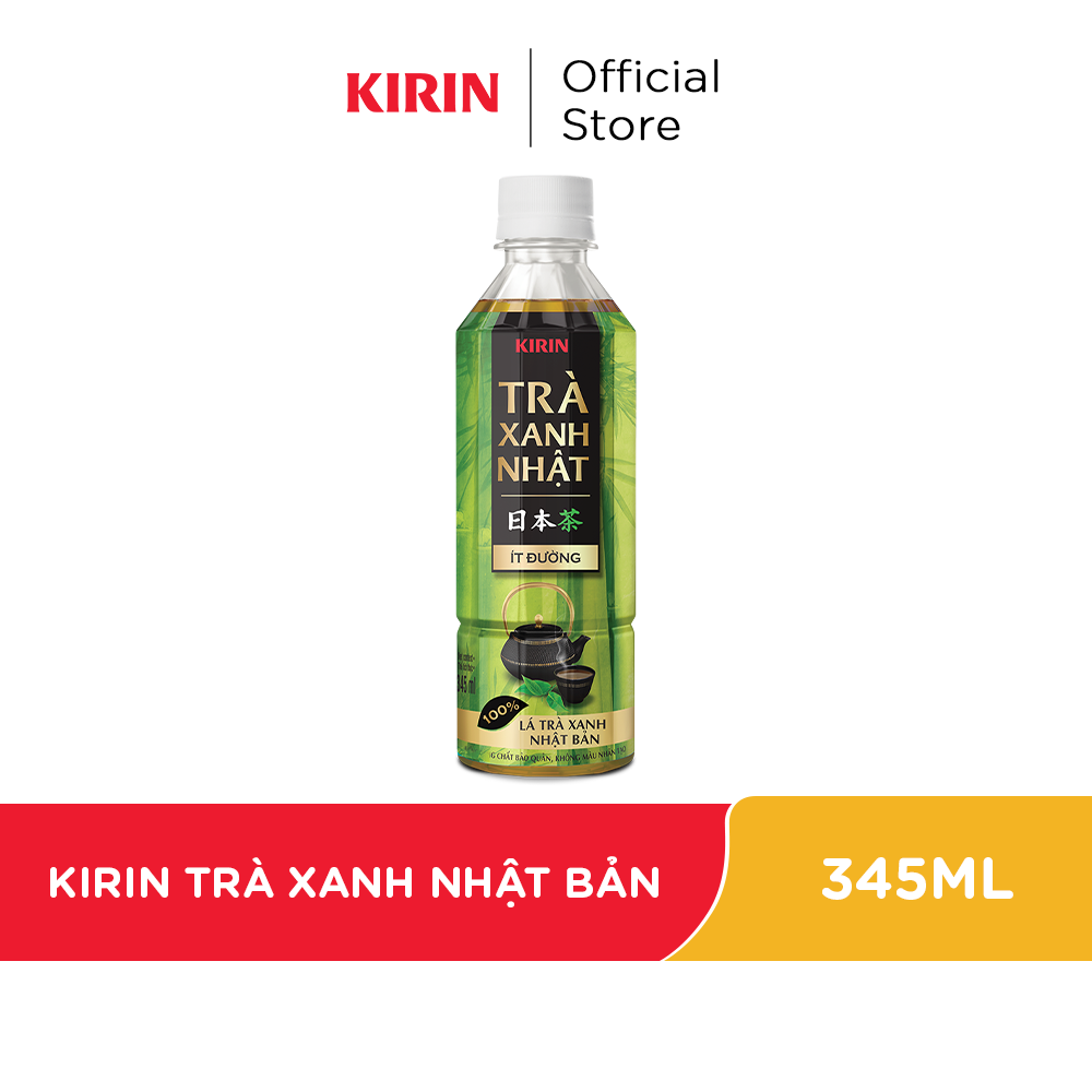[Duy nhất 25.02 - 28.02]  [Giao hàng Hồ Chí Minh] 1 Thùng - Trà Xanh Nhật KIRIN Ít Đường 345ml