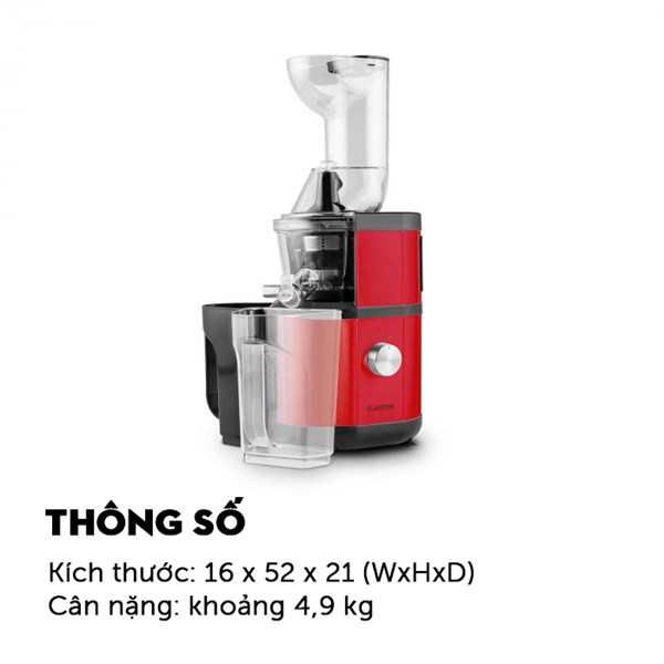 Máy ép chậm Klarstein 400W