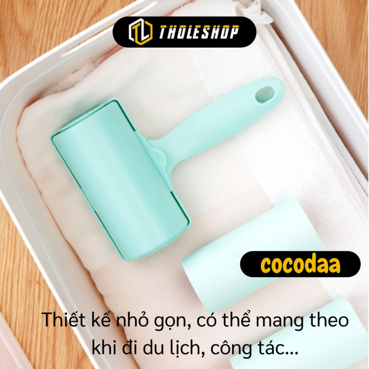 {Tặng Kèm 2 Cục Lăn} Cây lăn bụi làm sạch quần áo, ga giường - Cây lăn hút bụi siêu sính