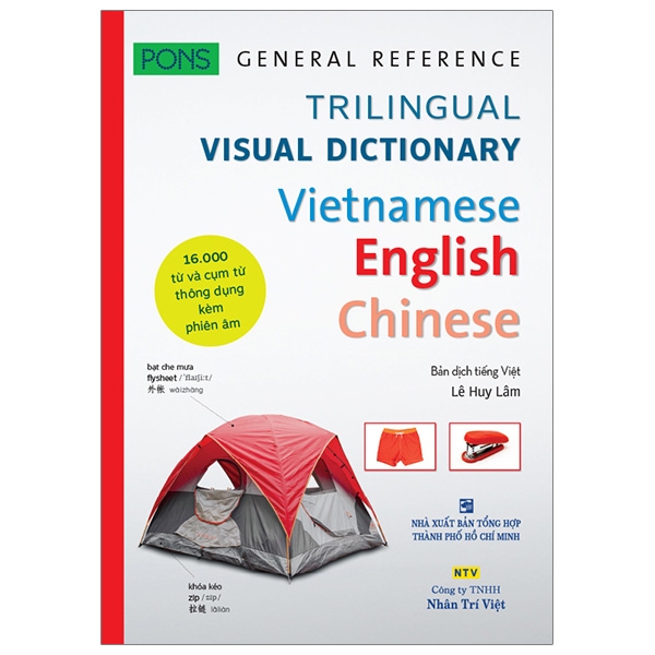 Fahasa - Pons General Reference - Trilingual Visual Dictionary Vietnamese - English - Chinese