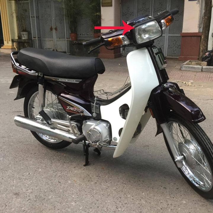 Vành đèn - ốp viền đèn pha gắn xe DREAM chất liệu cao cấp
