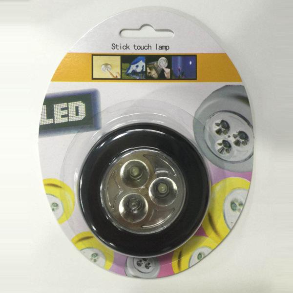 [HCM]Đèn LED dán tường chạm để bật tắt chạy 3 pin AAA