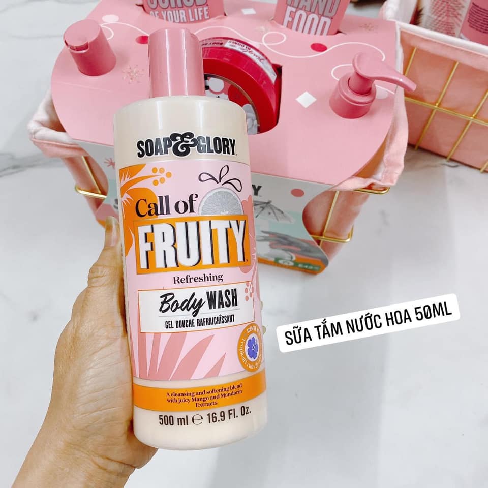 Sữa tắm hương hoa quả Call of Fruity Soap and Glory 500ml - CHINSU COSMETIC
