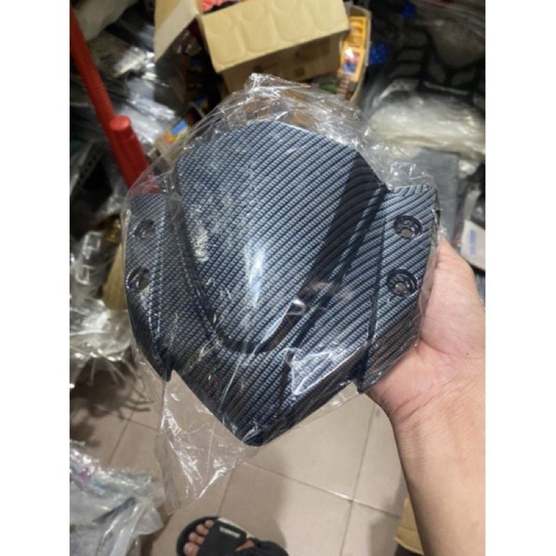 Mão chắn gió ex135 exciter 2011->2014 đen bóng/carbon/đen nhám