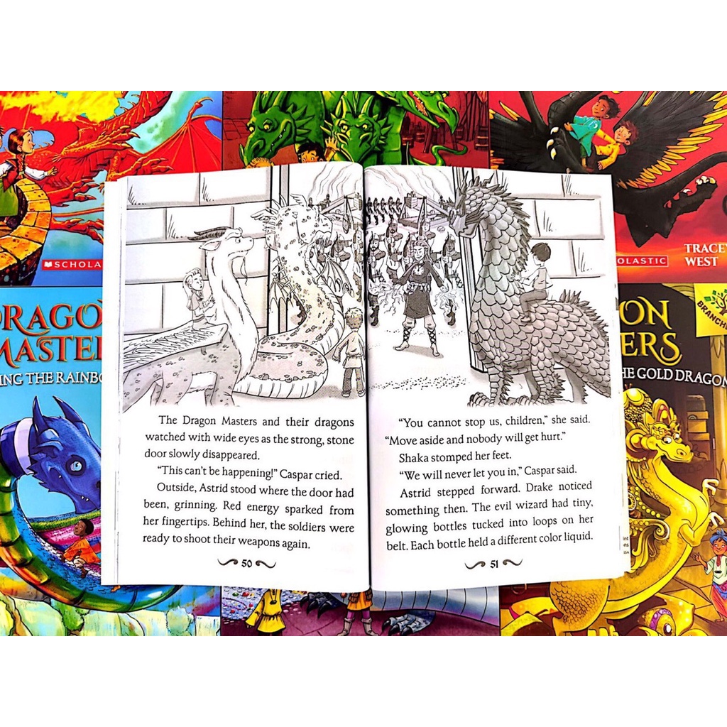 Bộ - KHông hộp No box - DRAGON MASTERS - Bản mới nhất 30 quyển