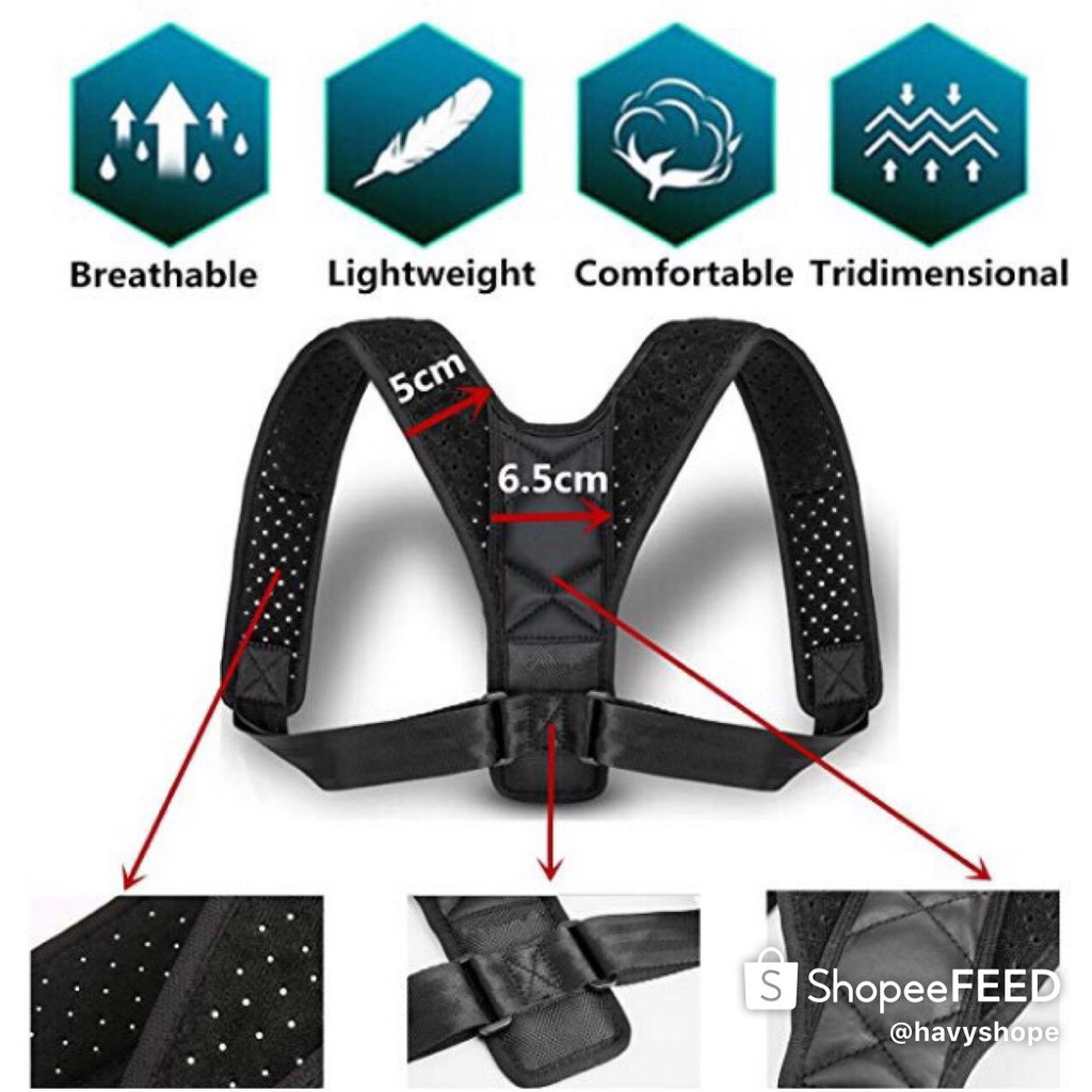 Đai chống gù lưng nam nữ Posture corrector