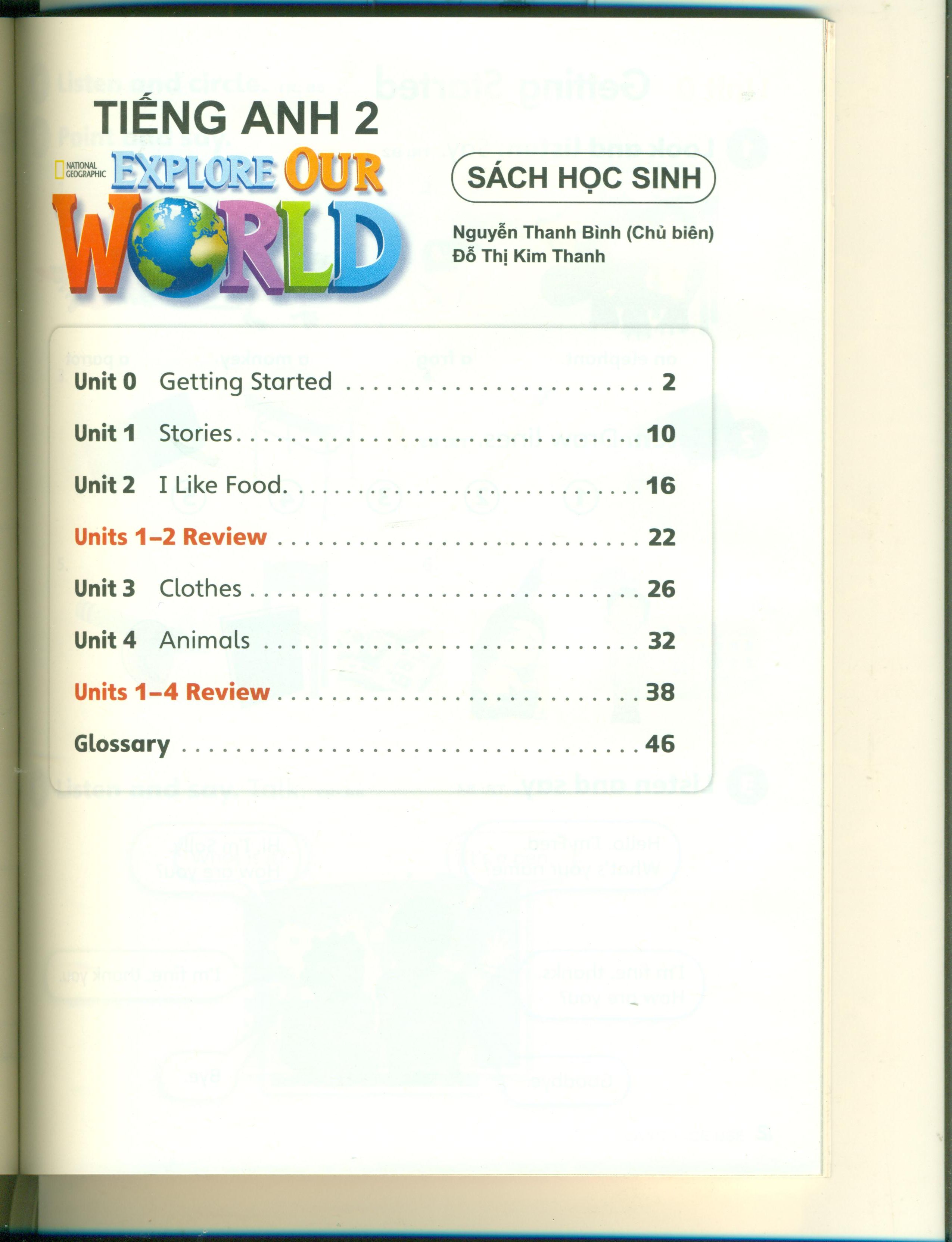Sách - Tiếng anh 2 (Sách học sinh explore our world - Cánh diều ) - bán kèm 1 bút chì