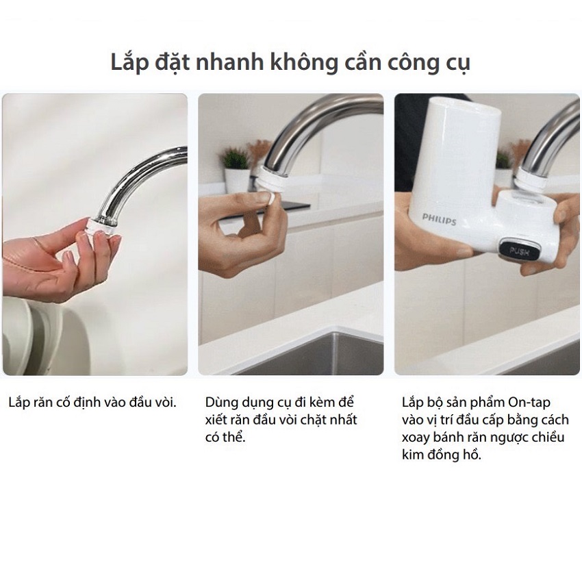 Lõi Lọc Nước Trực Tiếp Tại Vòi Philips AWP3753, ( 1 lõi lọc AWP315)