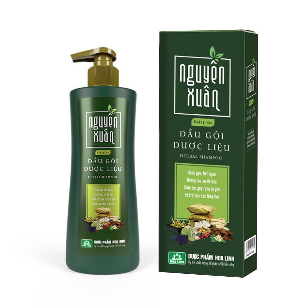 [HCM]Dầu gội dược liệu dưỡng tóc Nguyên Xuân 250ml (Chai xanh dưỡng tóc phục hồi hư tổn)