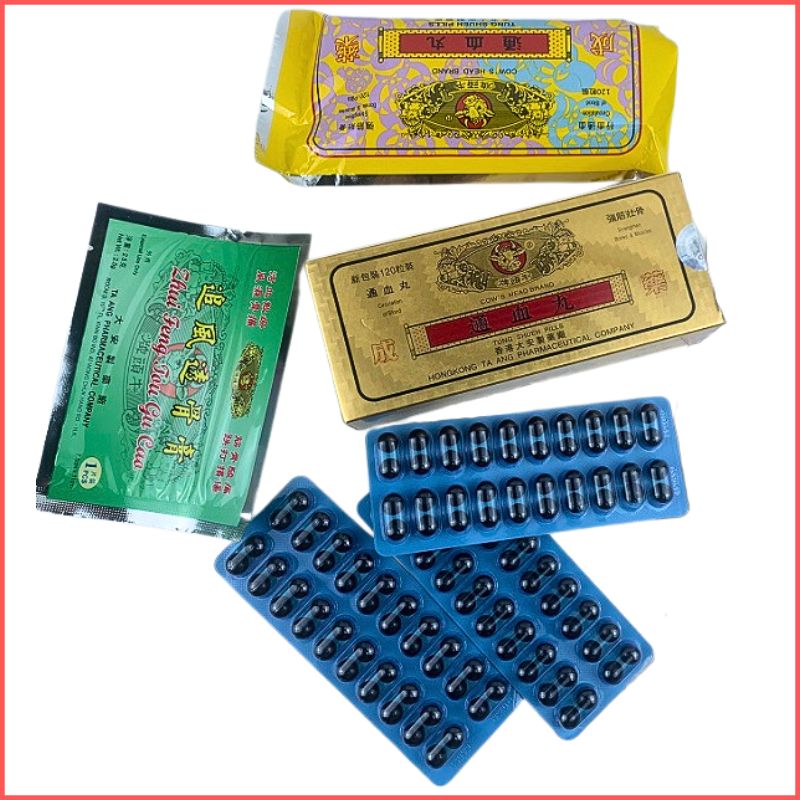 Hongkong Shueh capsules, cattlehide head congested tablet 120 PCs high leaf capsule-chiropractic support