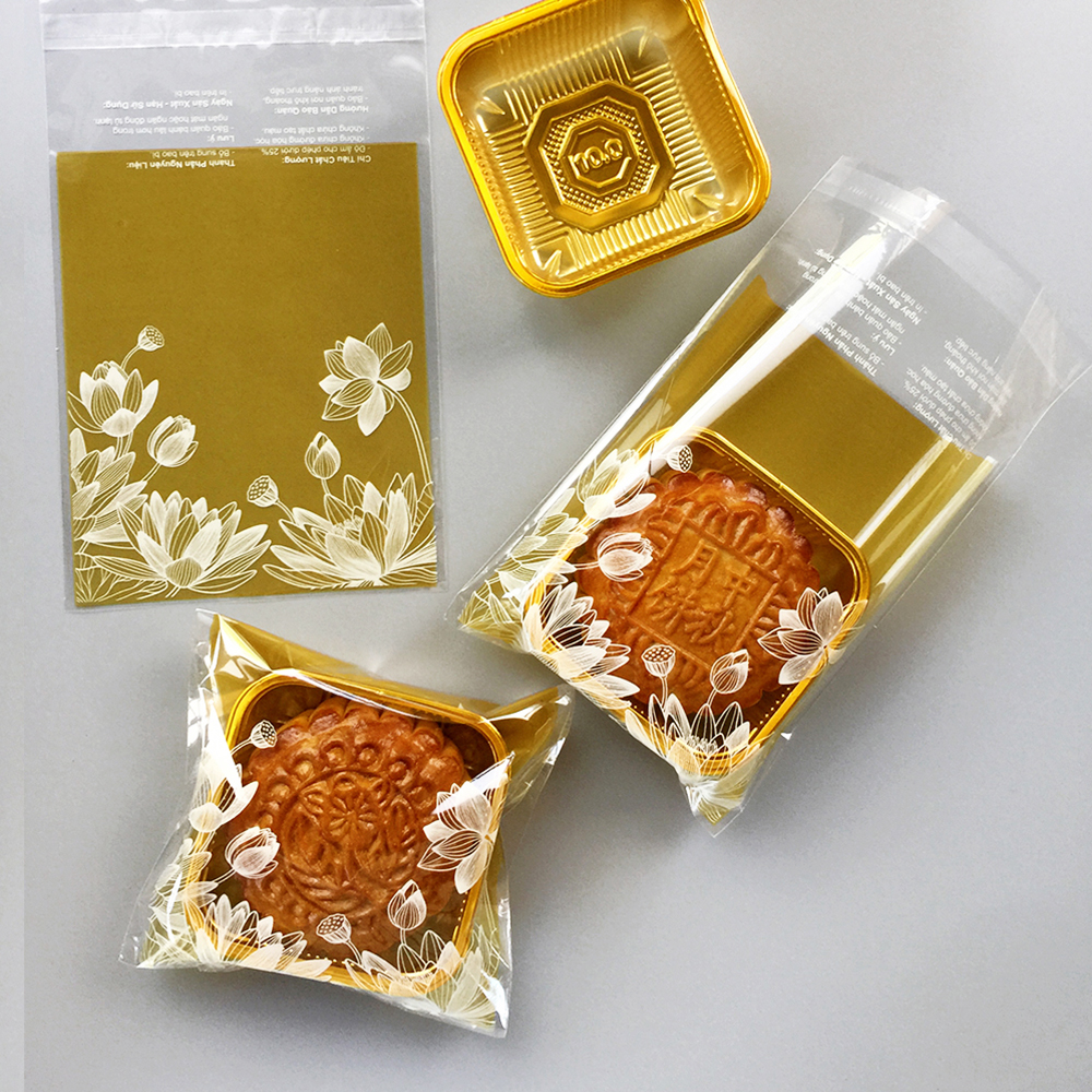 Set 100 Khay Túi Trung Thu Dán 150 - 250gr [Gold Pack Viet Nam]