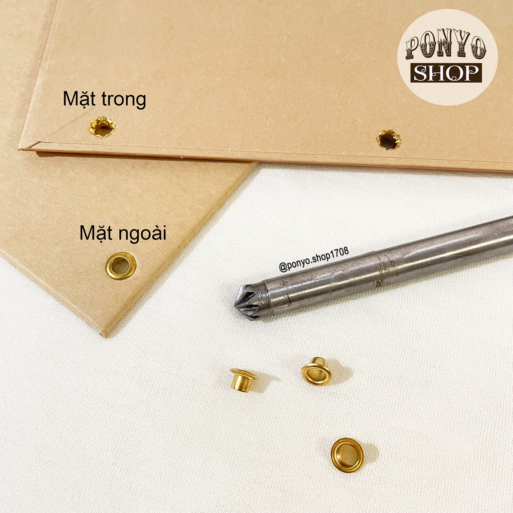 Dụng cụ tán khoen mắt cáo oze (thanh chẻ khoen oze)