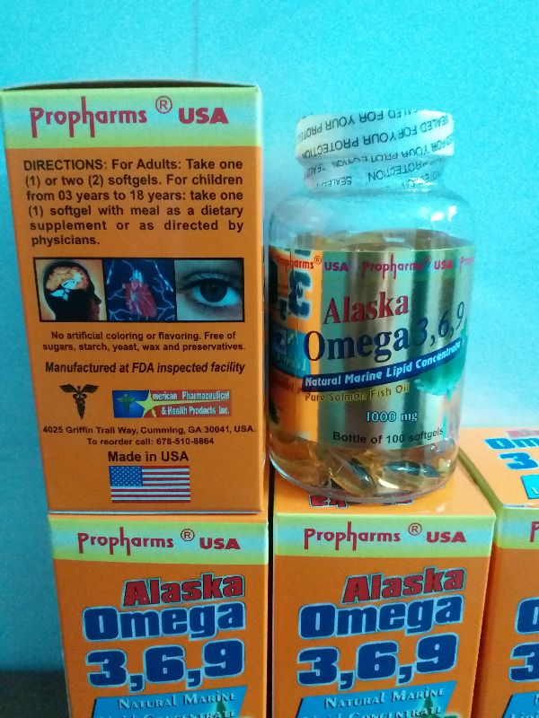OMEGA 3 6 9 ALASKA CỦA MỸ LỌ 100V