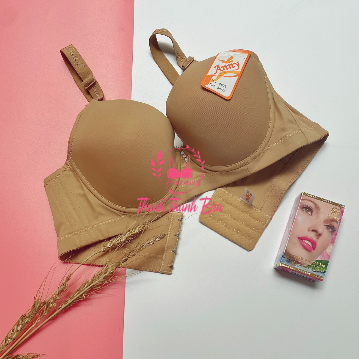 Áo ngực Thái Anny #8802 - mút mỏng, quả to, có gọng