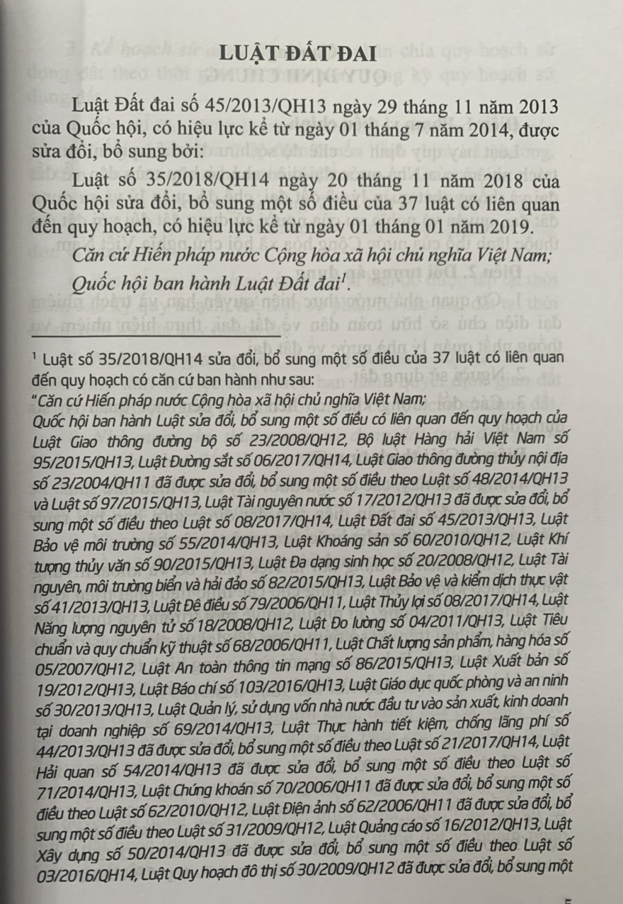 Sách - Luật đất đai và văn bản hướng dẫn thi hành