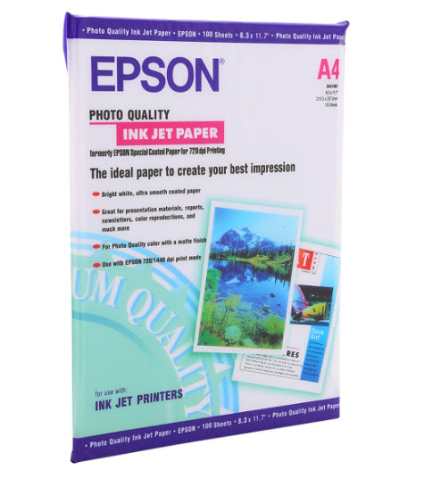 Giấy in 1 mặt Epson A4 S041061 (mỏng) 100 tờ
