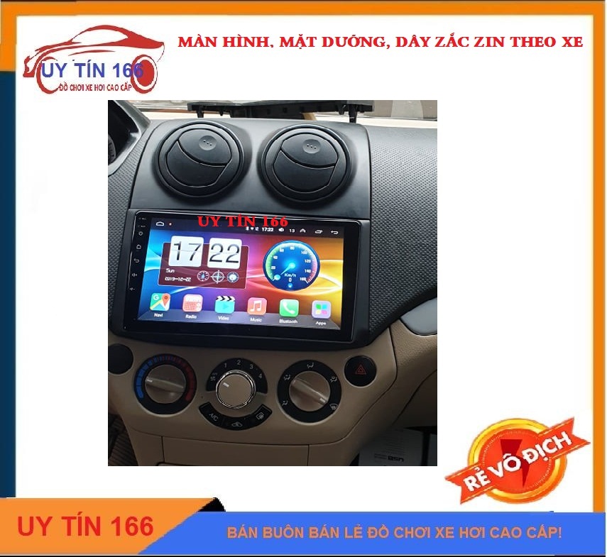[Hỗ Trợ Lắp Đặt] Bộ màn hình DVD android lắp sim 4G xe CHEVROLET AVEO GENTRA RAM 2G ROM 32G hoặc màn kết nối wifi ram 1g rom 16ghỗ trợ TIẾNG VIỆT điều khiển giọng nói tích hợp vô lăng Màn hình xe aveo SHOP UY TÍN 166!