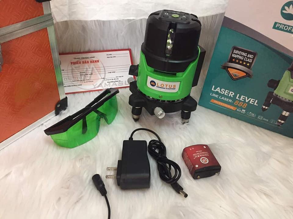 Máy cân mực laser  5 tia xanh lotot