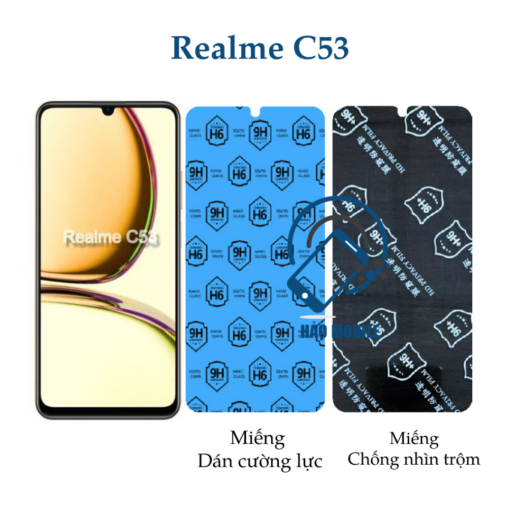 Dán cường lực dẻo nano Realme C53