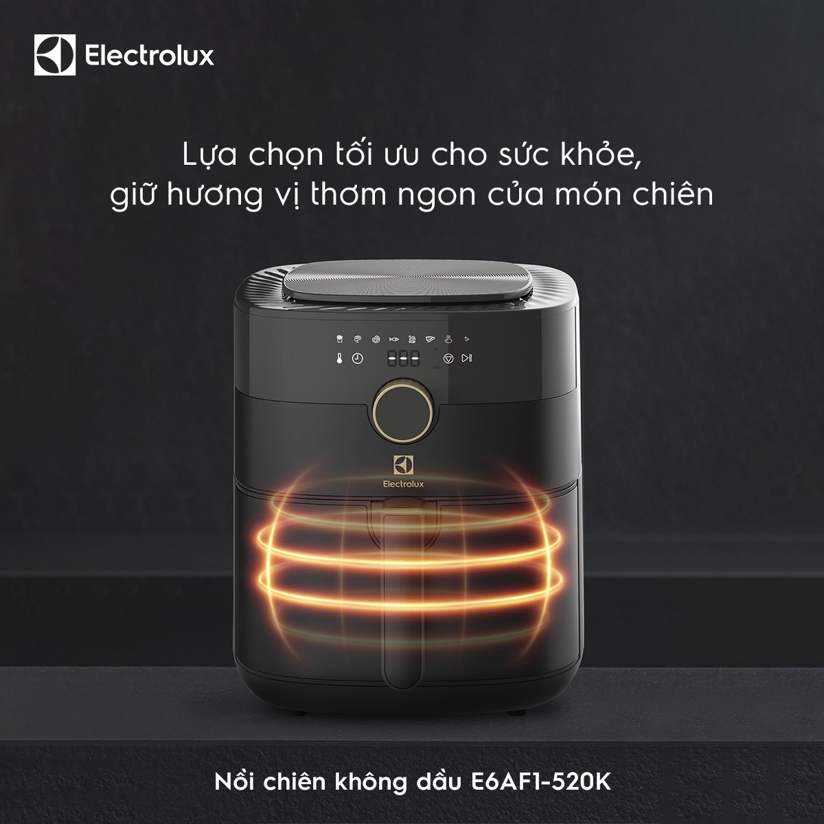 Nồi chiên không dầu Electrolux 5.3 lít E6AF1-520K