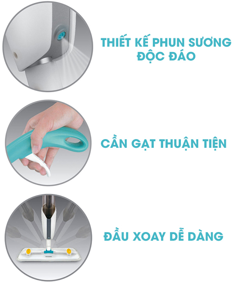 Cây lau nhà Lock&Lock dạng xịt nước ETM461