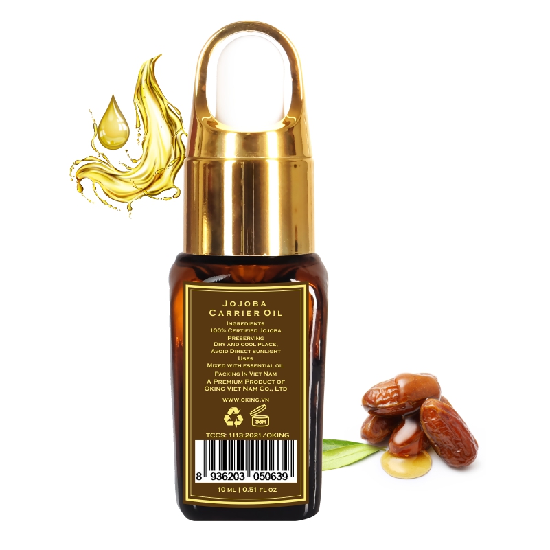 Dầu jojoba nguyên chất Oking 10ml (Jojoba)